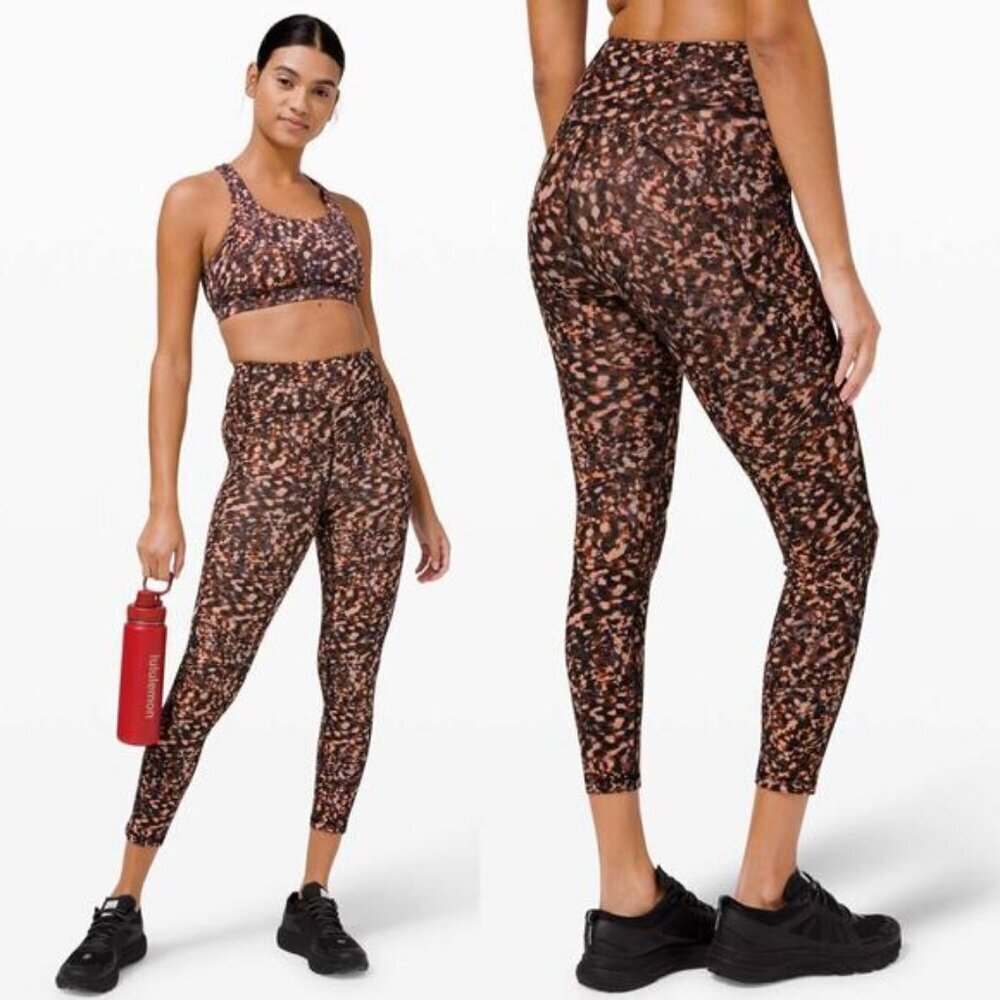 LULULEMON Invigorate High-Rise Tight 25" Size 2 Motion Flux Multi